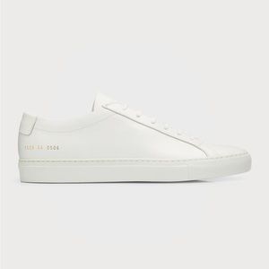$465 Common Projects Mens White Achilles Low-Top Sneaker Shoes Size EU 41/US 8D